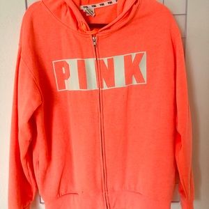 PINK neon hoodie